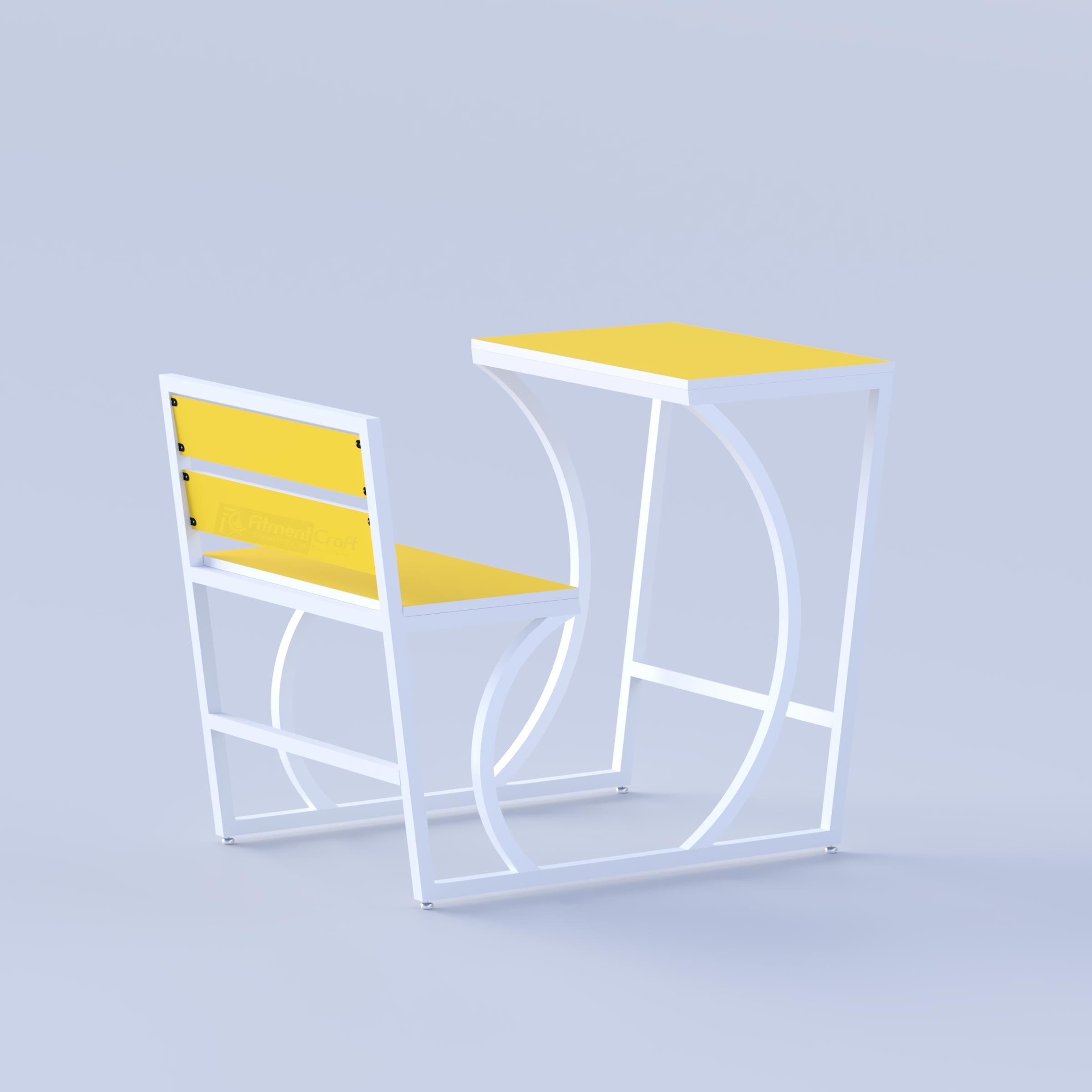 Contemporary classroom table and chair designed for schools tuition centers and training institutes in Bangladesh