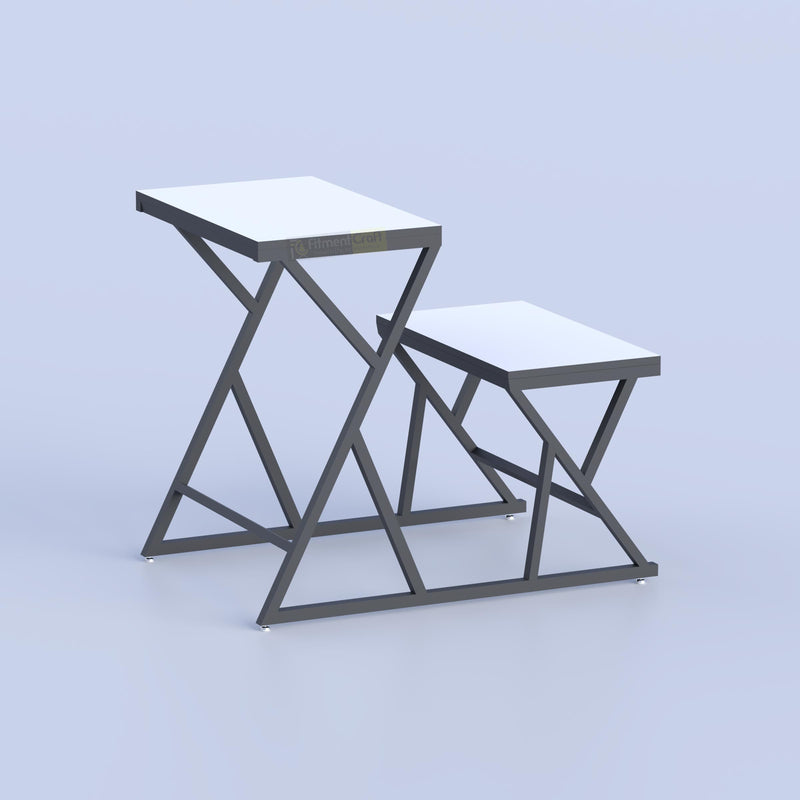 Modern Doryn school bench with laminating board top and durable mild steel frame for classroom seating