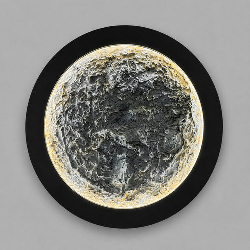 Elun Moon Light personalized moon wall decor with warm LED glow for bedroom, living room, office and gift use in BD home