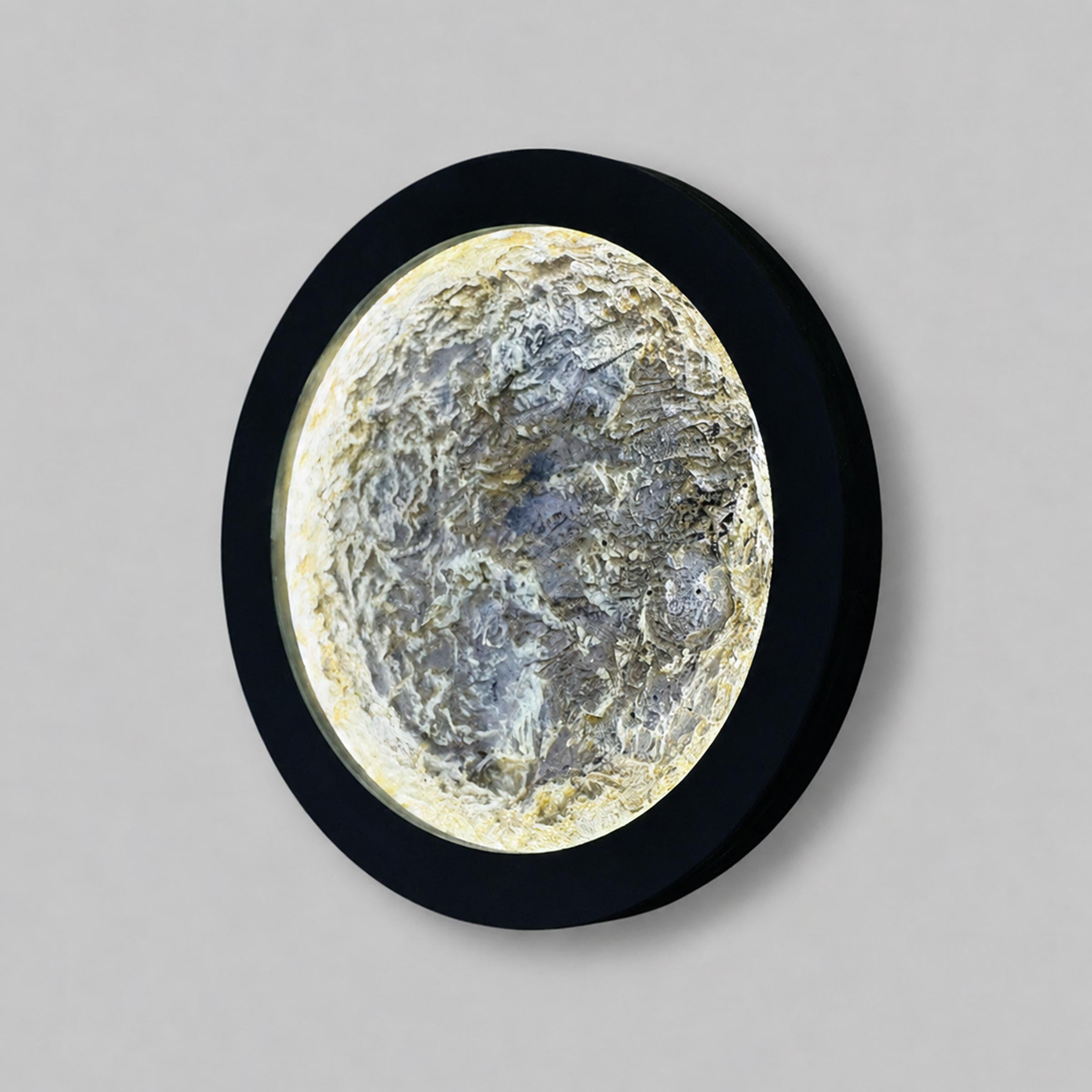 Elun Moon Light custom name wall light with MDF body, soft LED glow and modern moon decor for stylish rooms in BD online