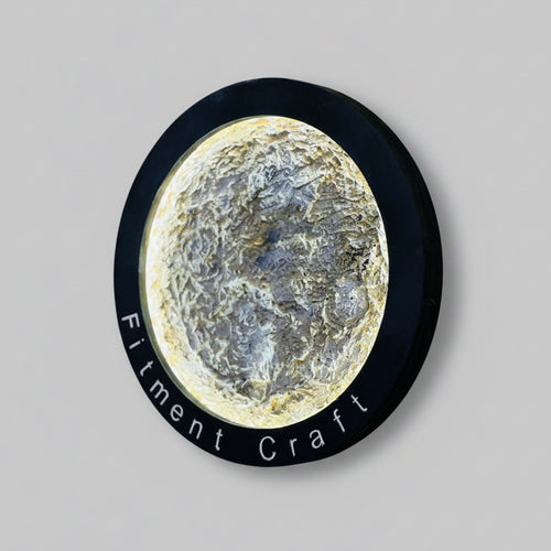 Elun Moon Light personalized moon wall decor with warm LED glow for bedroom, living room, office and gift use in BD home