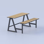 Modern school bench for class 6 to 10 students, space-saving study furniture for schools and coaching centers in BD desk