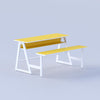 Yellow + White