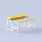 Eyvon Kids School Bench for KG-2 to Class-5, durable school furniture for classrooms and coaching centers in Bangladesh.
