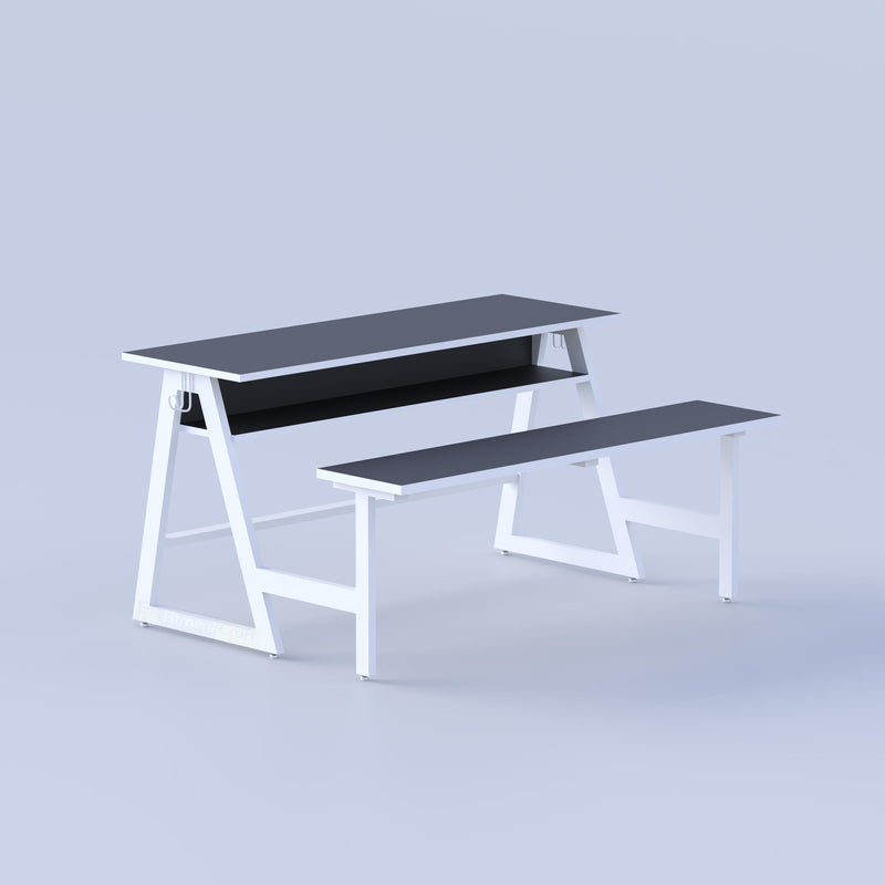 Eyvon school bench for primary classroom, compact student desk and bench set for schools and coaching centers in BD now.