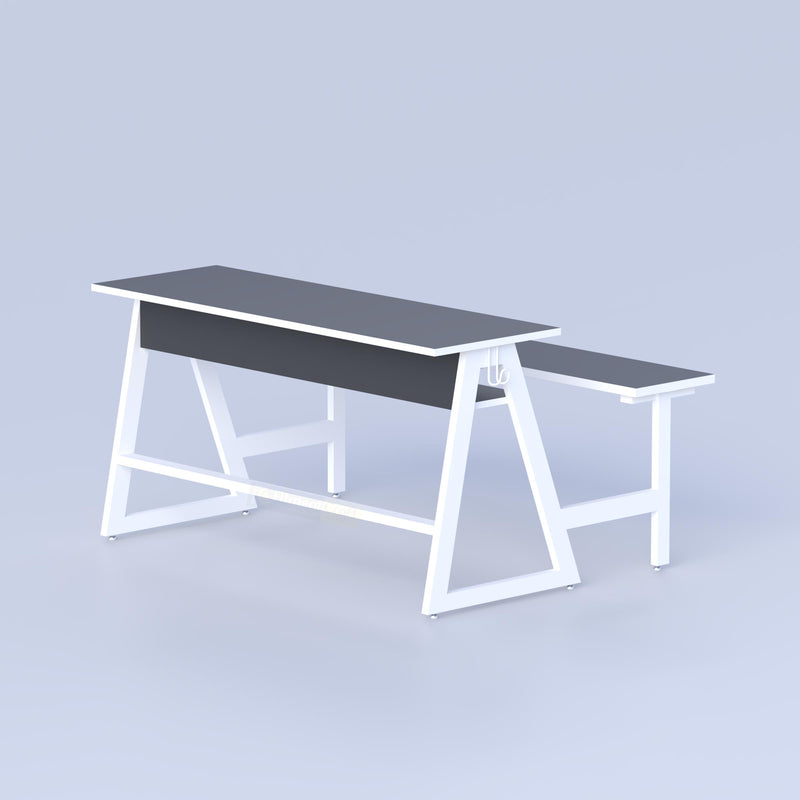 Primary school bench with writing desk, ideal for age 6 to 10 students, classrooms and tuition rooms in Bangladesh today