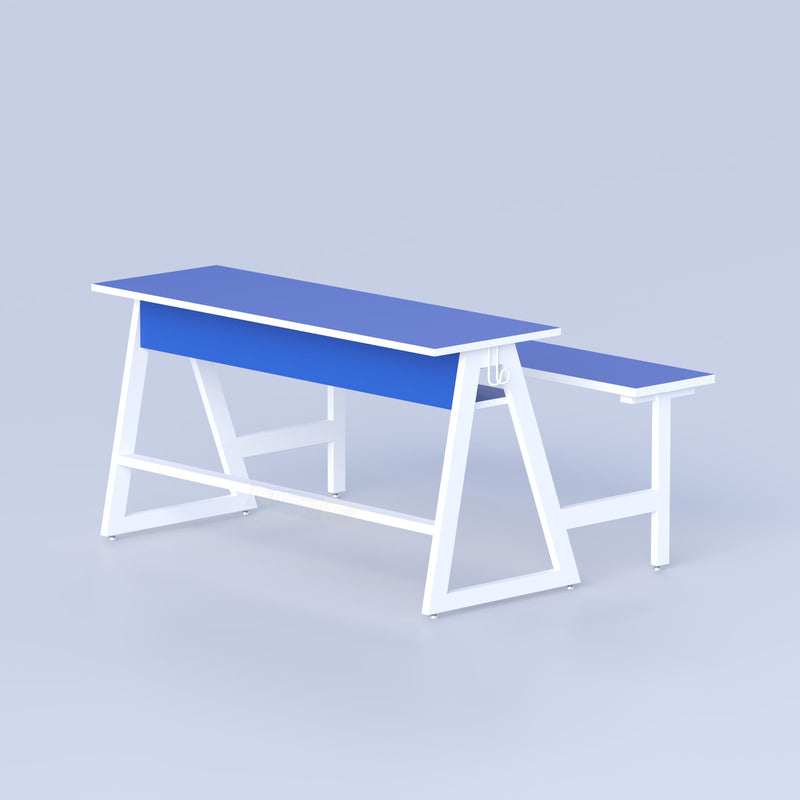 Classroom bench desk for children, perfect for KG-2 to Class-5 schools, tuition centers and study rooms in Bangladesh BD