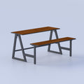 Eyvon College Bench for Bangladesh schools and colleges, designed for senior students, coaching rooms and study spaces.