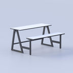 Durable college bench for age 16+ students, perfect for classrooms, coaching centers and academic institutes Bangladesh.