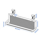 FORSASONG Cable Management Tray for organizing desk cables, easy-to-install under desk solution for neat and tidy workspace in Bangladesh.