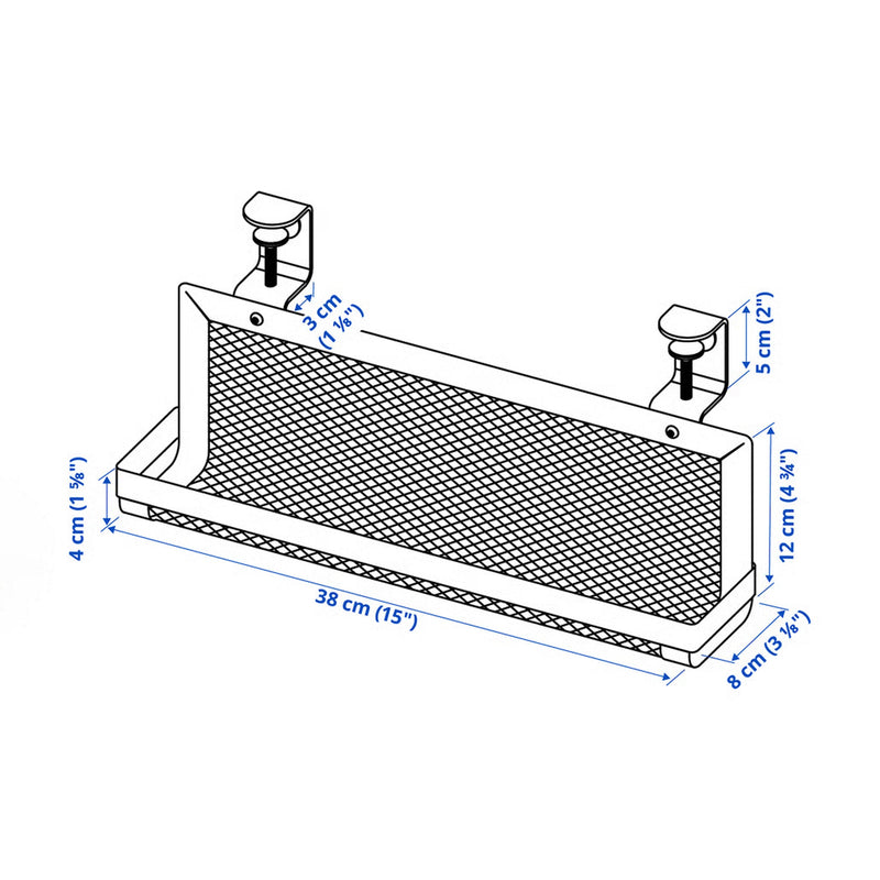 FORSASONG Cable Management Tray for organizing desk cables, easy-to-install under desk solution for neat and tidy workspace in Bangladesh.