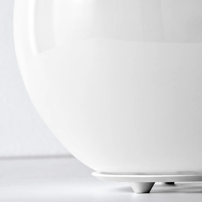 Fado Table Lamp in BD with white globe design for soft cozy lighting, modern bedroom decor, and living room ambience now