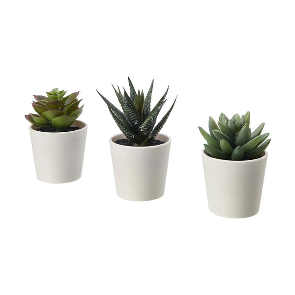 Fejka Artificial potted plants with flower pots