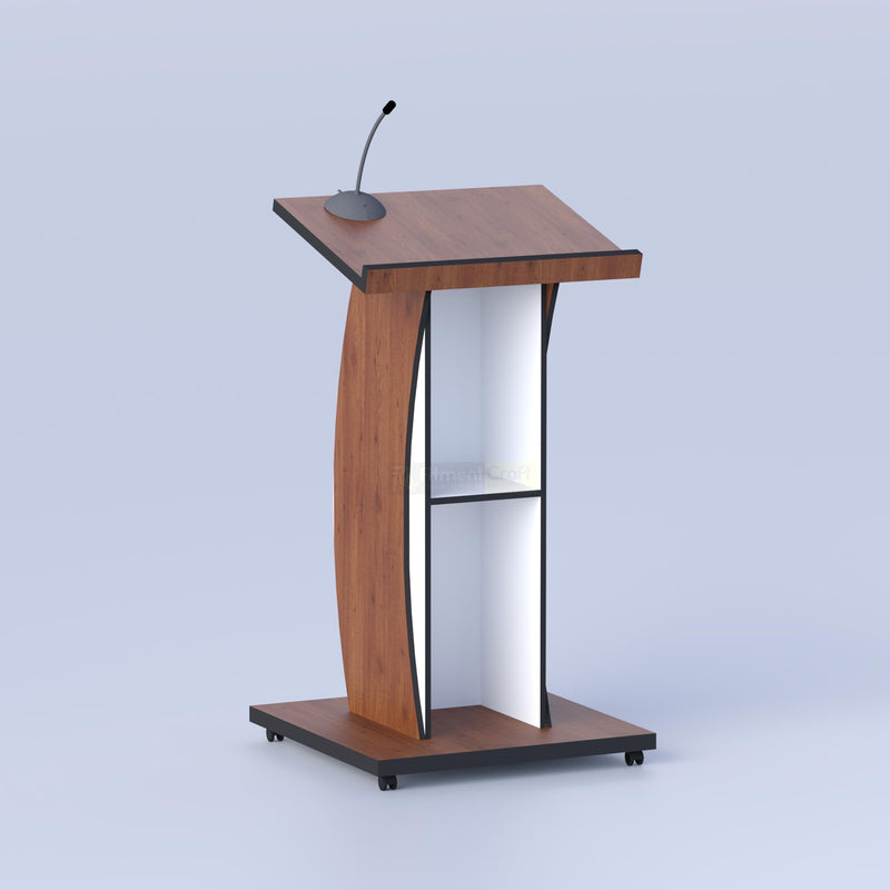 Durable wooden lectern podium designed for offices universities and professional events