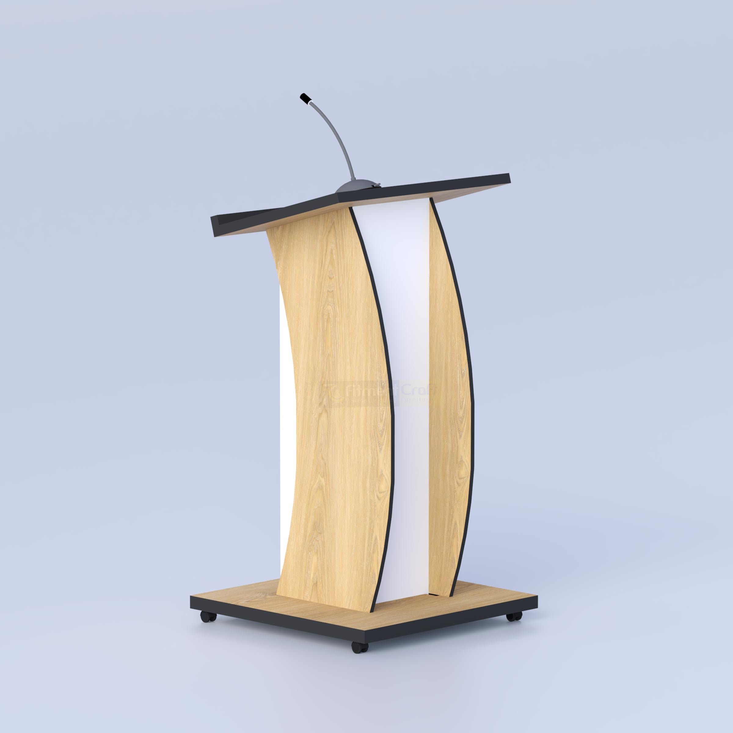 Elegant presentation podium suitable for auditoriums educational institutions and meeting rooms