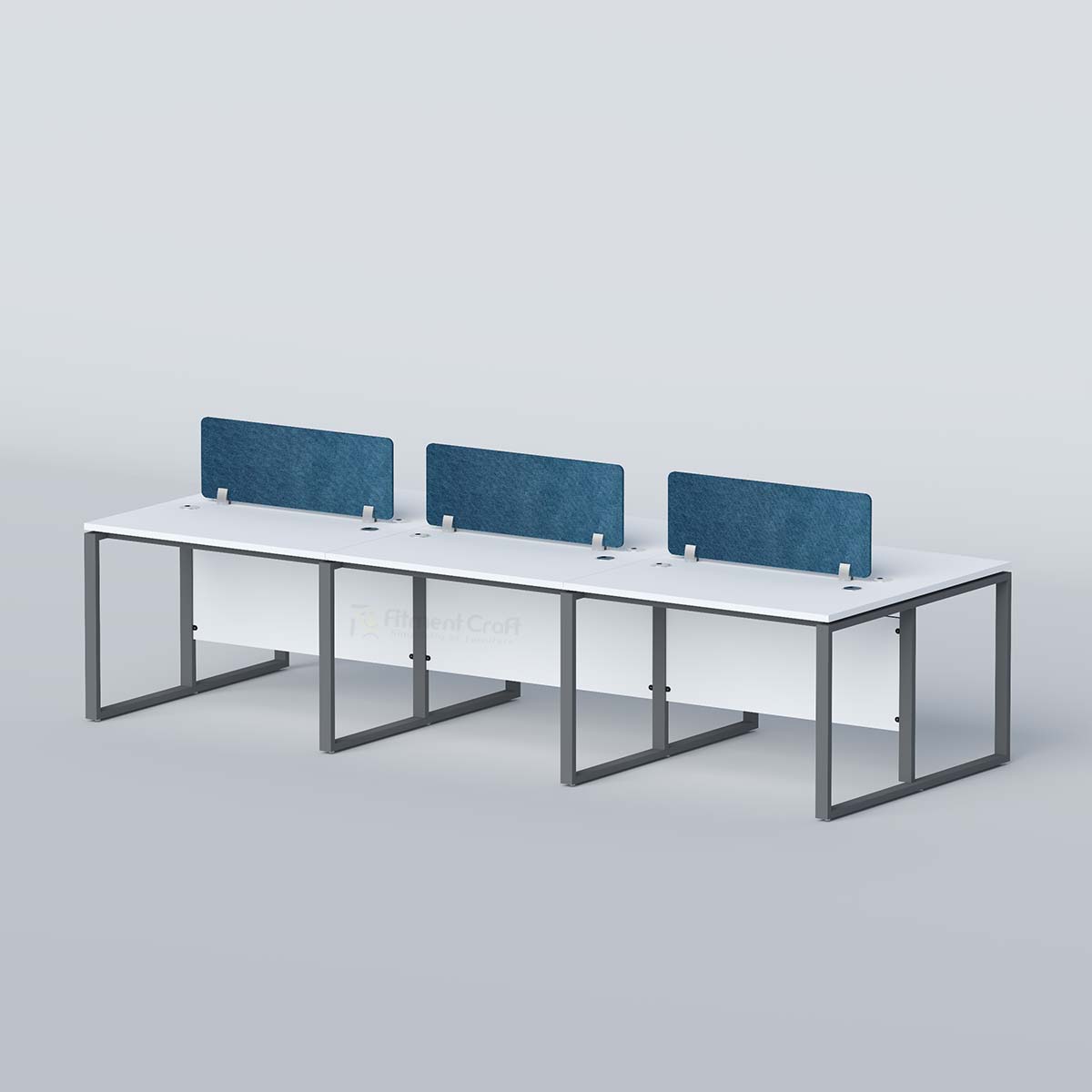 six seater workstation