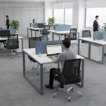 Flexi - face to face two seater workstation