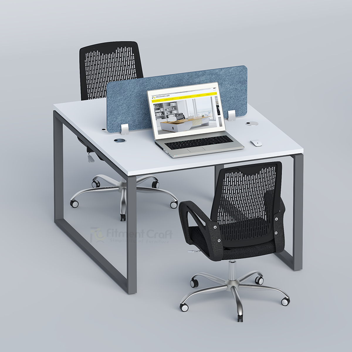 Flexi - face to face two seater workstation