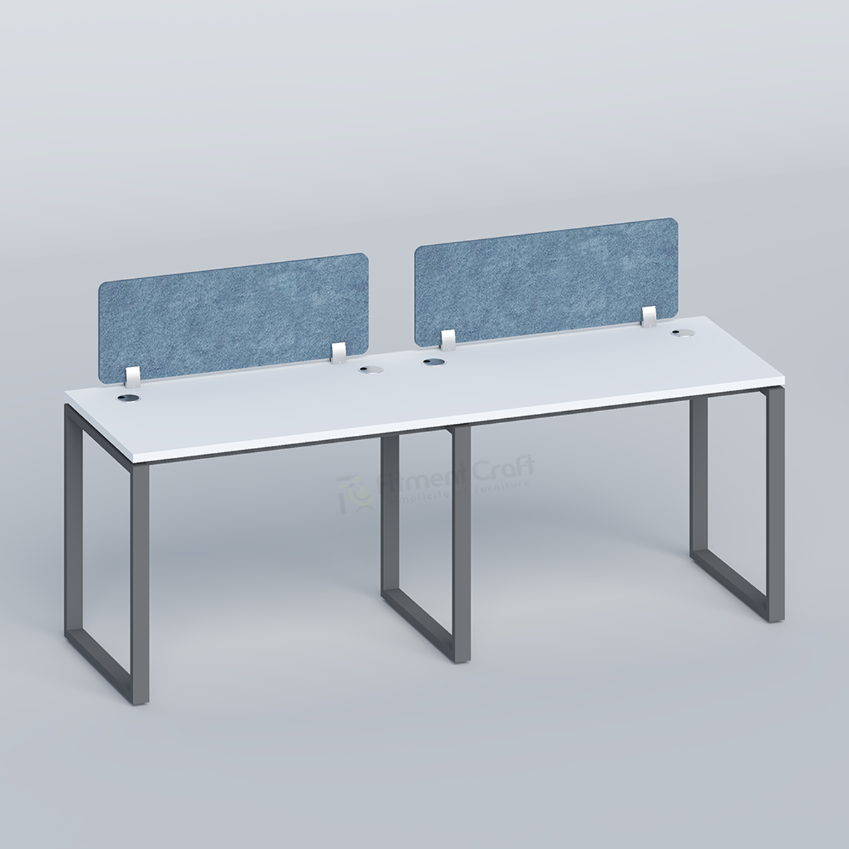 Flexi - side by side two seater workstation