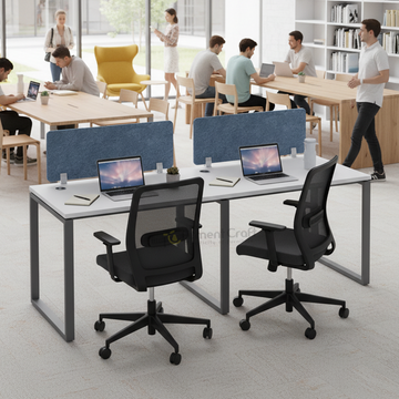Flexi - side by side two seater workstation