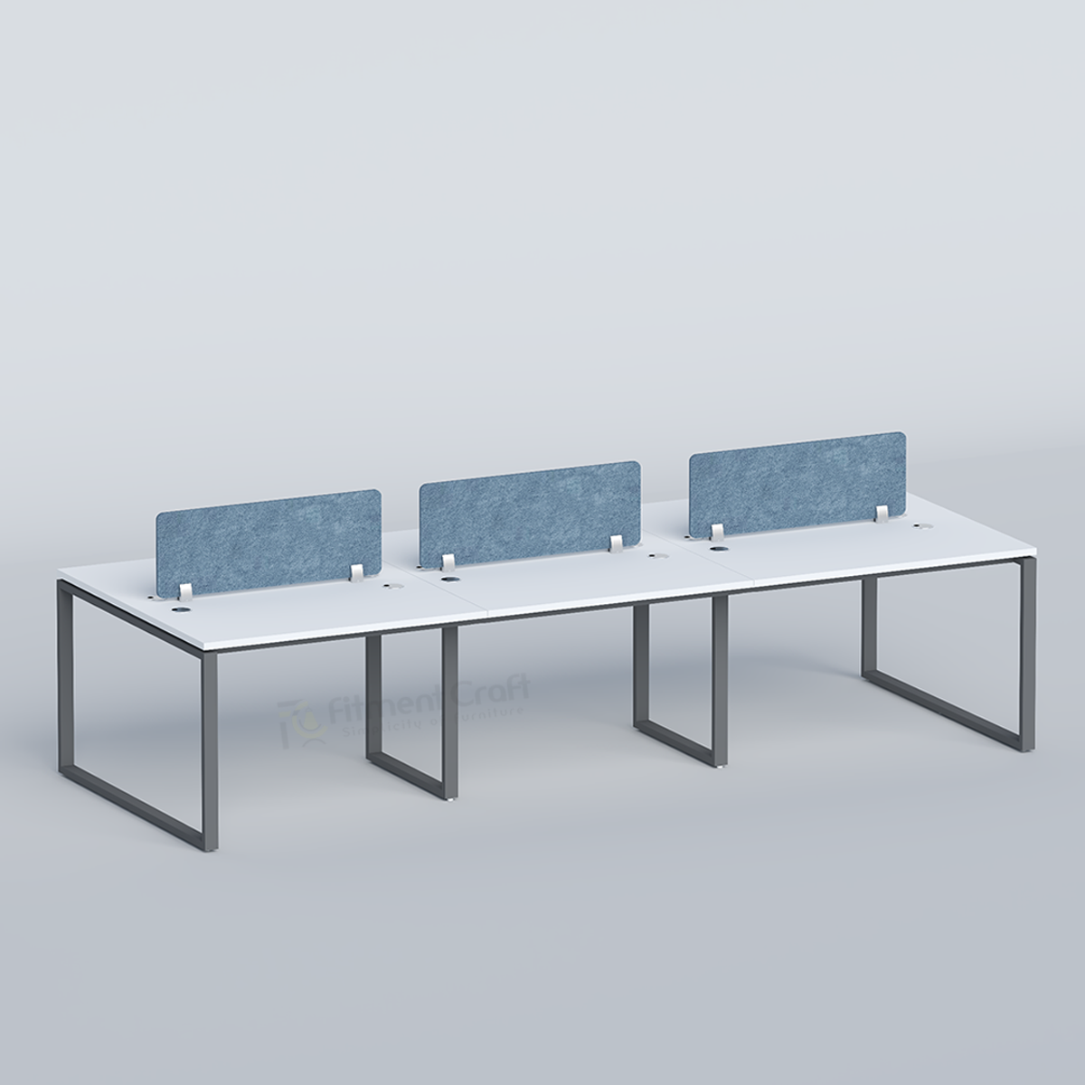 Flexi - face to face six seater workstation