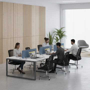 Flexi - face to face six seater workstation