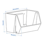 Fodertrag plastic desk wall organizer for neat storage of stationery, letters, phone, keys and small items at home in BD
