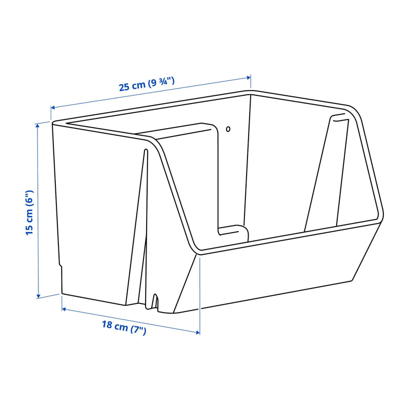 Fodertrag plastic desk wall organizer for neat storage of stationery, letters, phone, keys and small items at home in BD