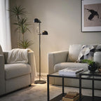 Buy Folkbat Floor Lamp in BD for dual reading light, adjustable heads, modern black design and cozy home ambience now BD