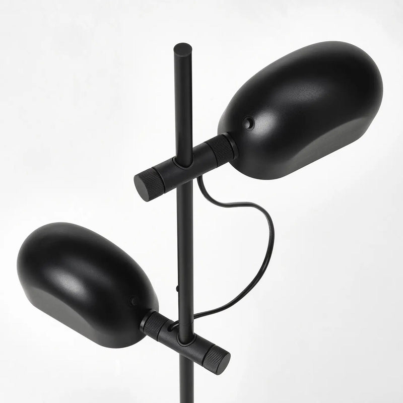 Folkbat Floor Lamp Bangladesh with two movable lamp heads for sofa side, reading area and focused workspace lighting now