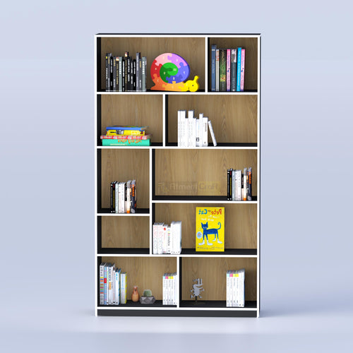 Bookshelf modern laminated board bookshelf for home and office, ideal for book storage, display, and organized living spaces.