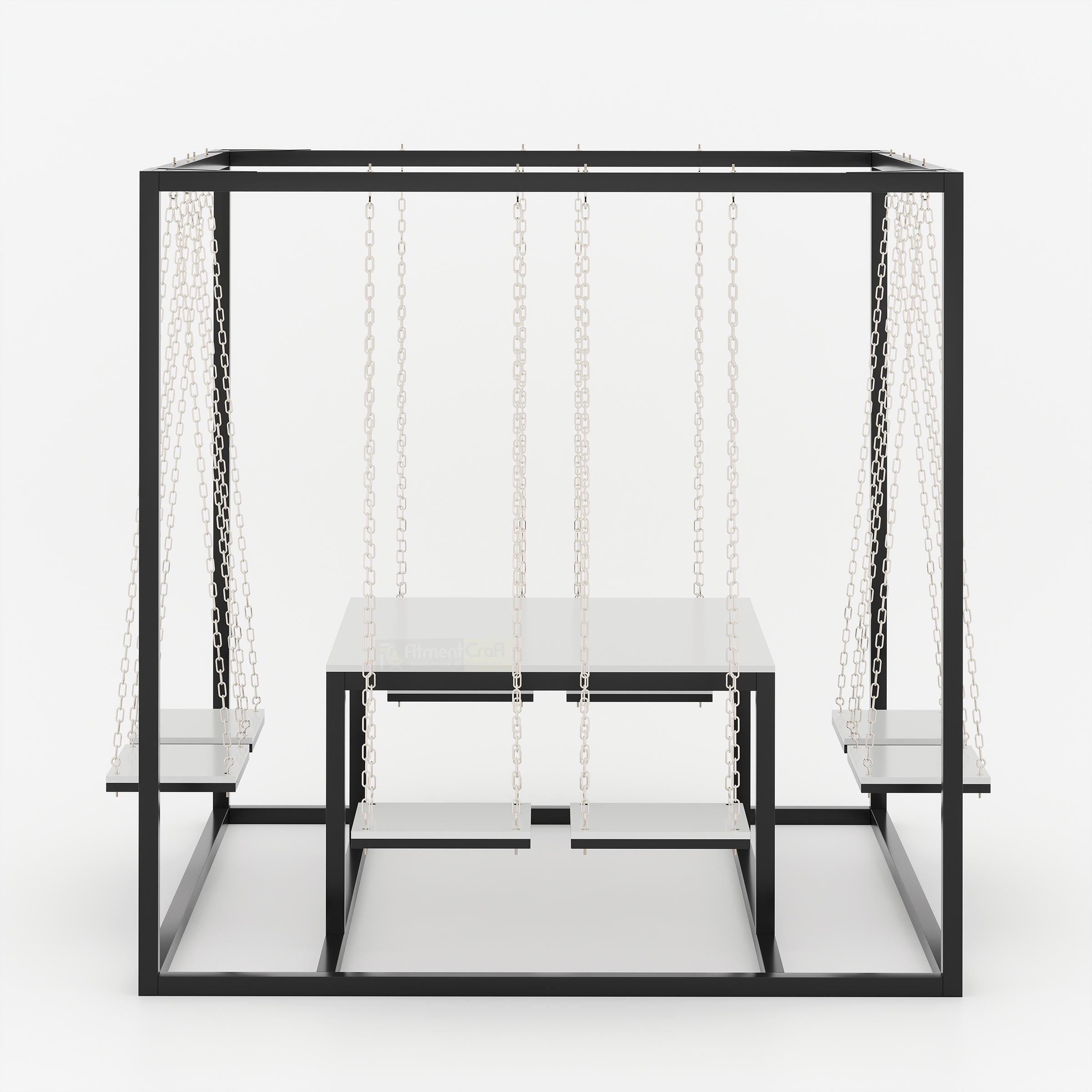 Glorious Swing Table TV6-001 stylish swing dining setup for modern cafés and rooftop spaces