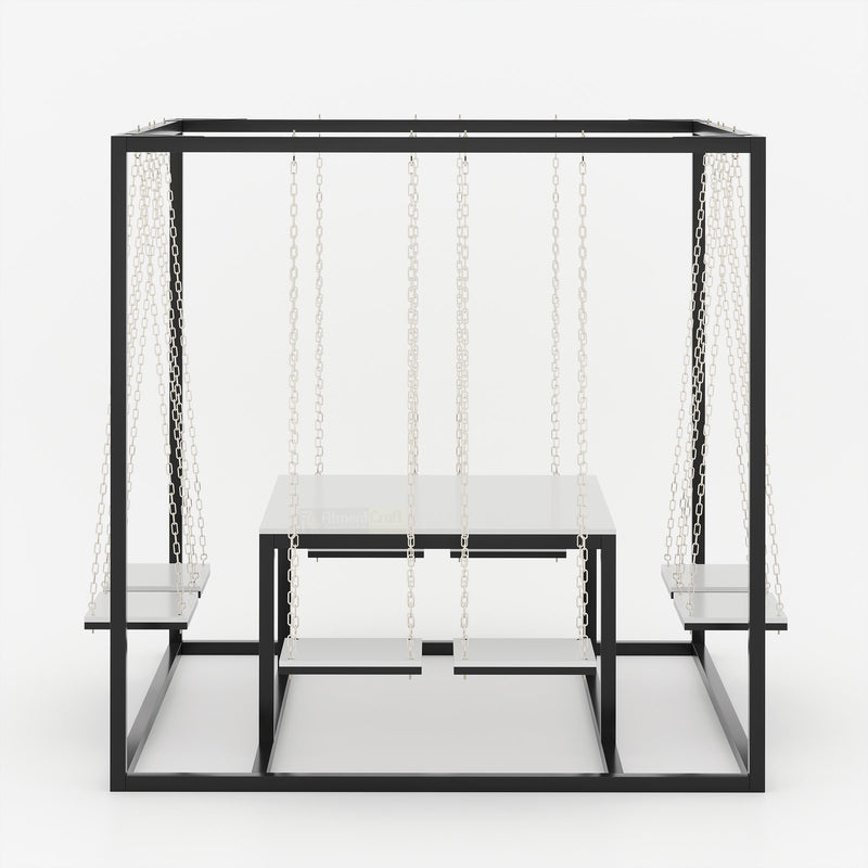 Glorious Swing Table TV6-001 stylish swing dining setup for modern cafés and rooftop spaces