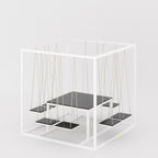 Glorious Swing Table TV6-001 contemporary swing seating table for indoor leisure spaces