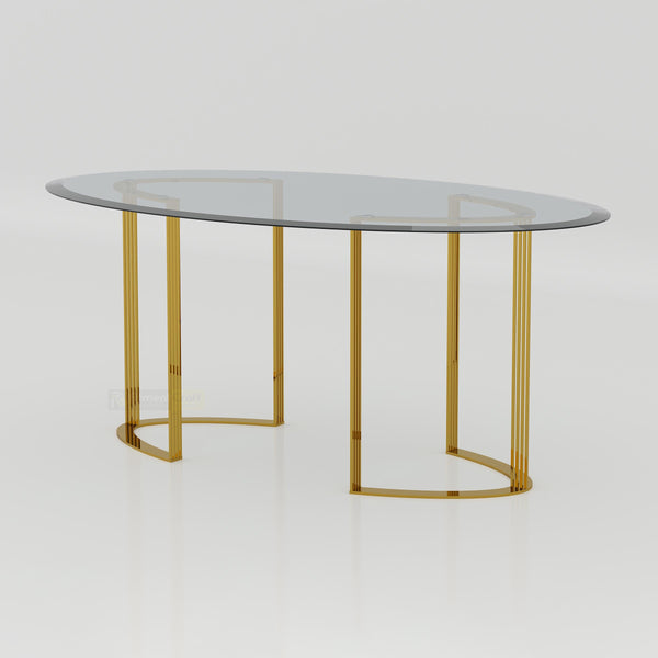 Halen Golden Dining Table