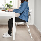 Halox Neck & Lumbar Pillow ergonomic memory foam cushion with strap for back support on chair at home or office