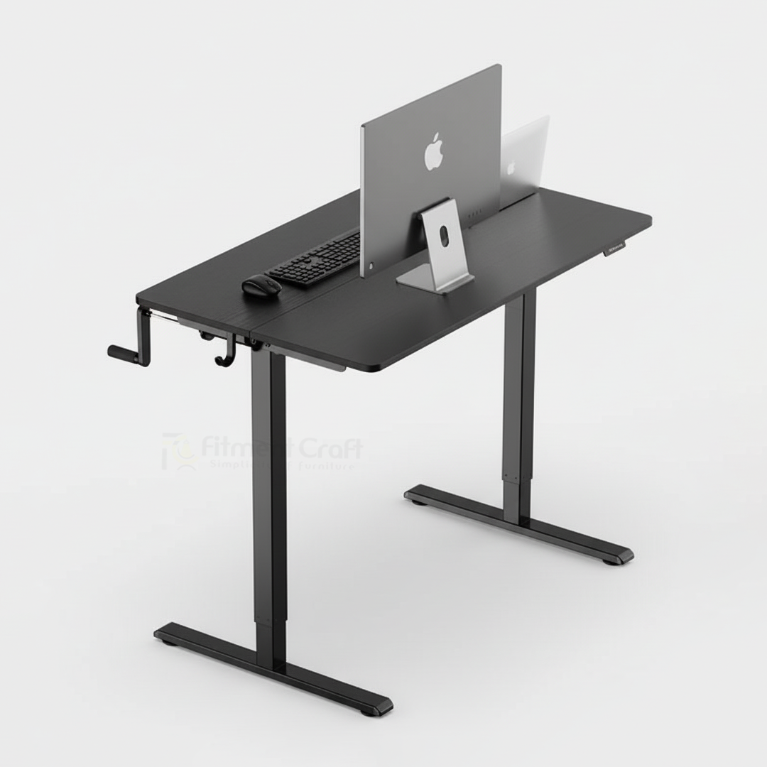 Bluffy-Manual Height Adjustable Standing Desk Frame