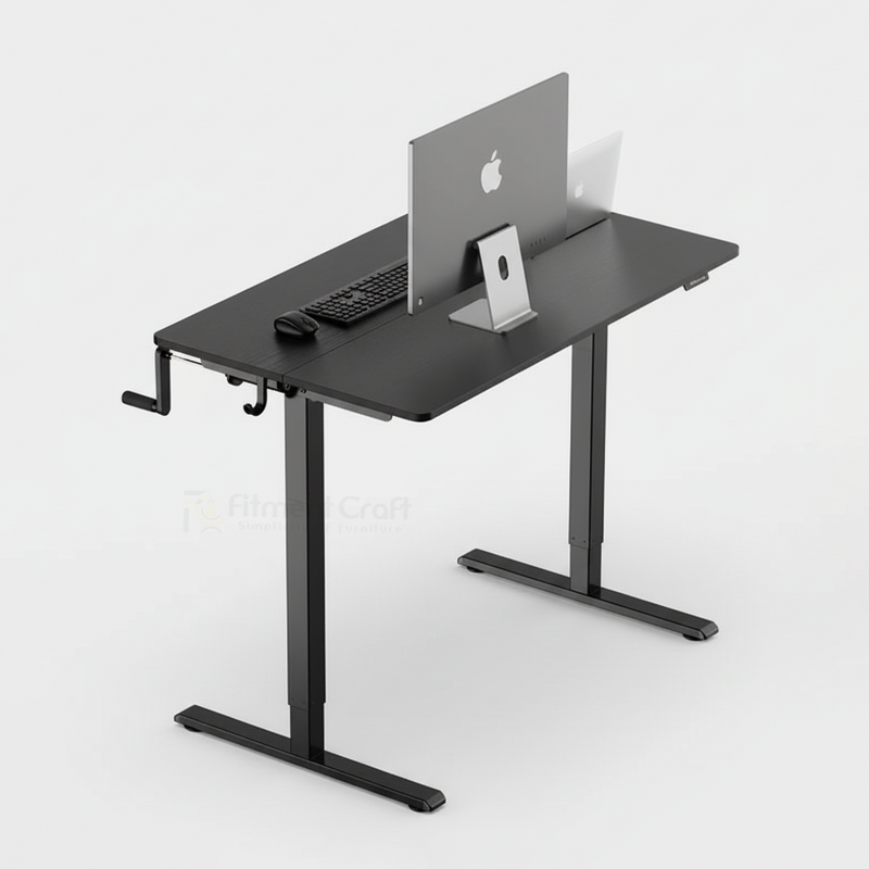 Bluffy-Manual Height Adjustable Standing Desk Frame