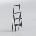 Stylish indoor plant stand with vertical ladder design for displaying flower pots and decorative greenery at home