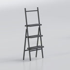 Stylish indoor plant stand with vertical ladder design for displaying flower pots and decorative greenery at home