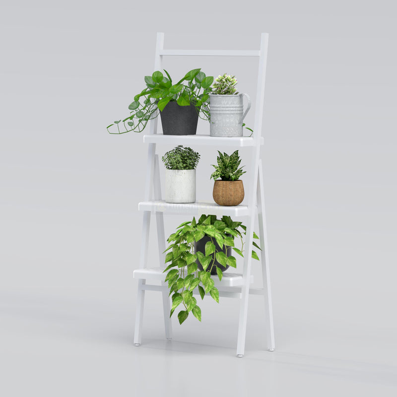 Contemporary Helon plant shelf stand for balcony, office, bedroom, and living room indoor plant decoration
