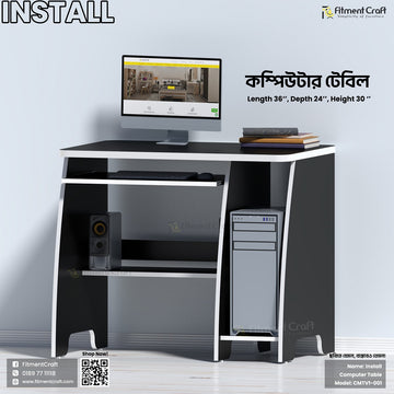Install - Computer Table | CMTV1-001