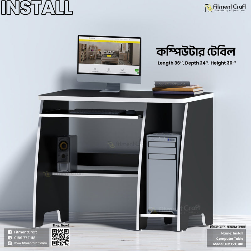 Install - Computer Table | CMTV1-001