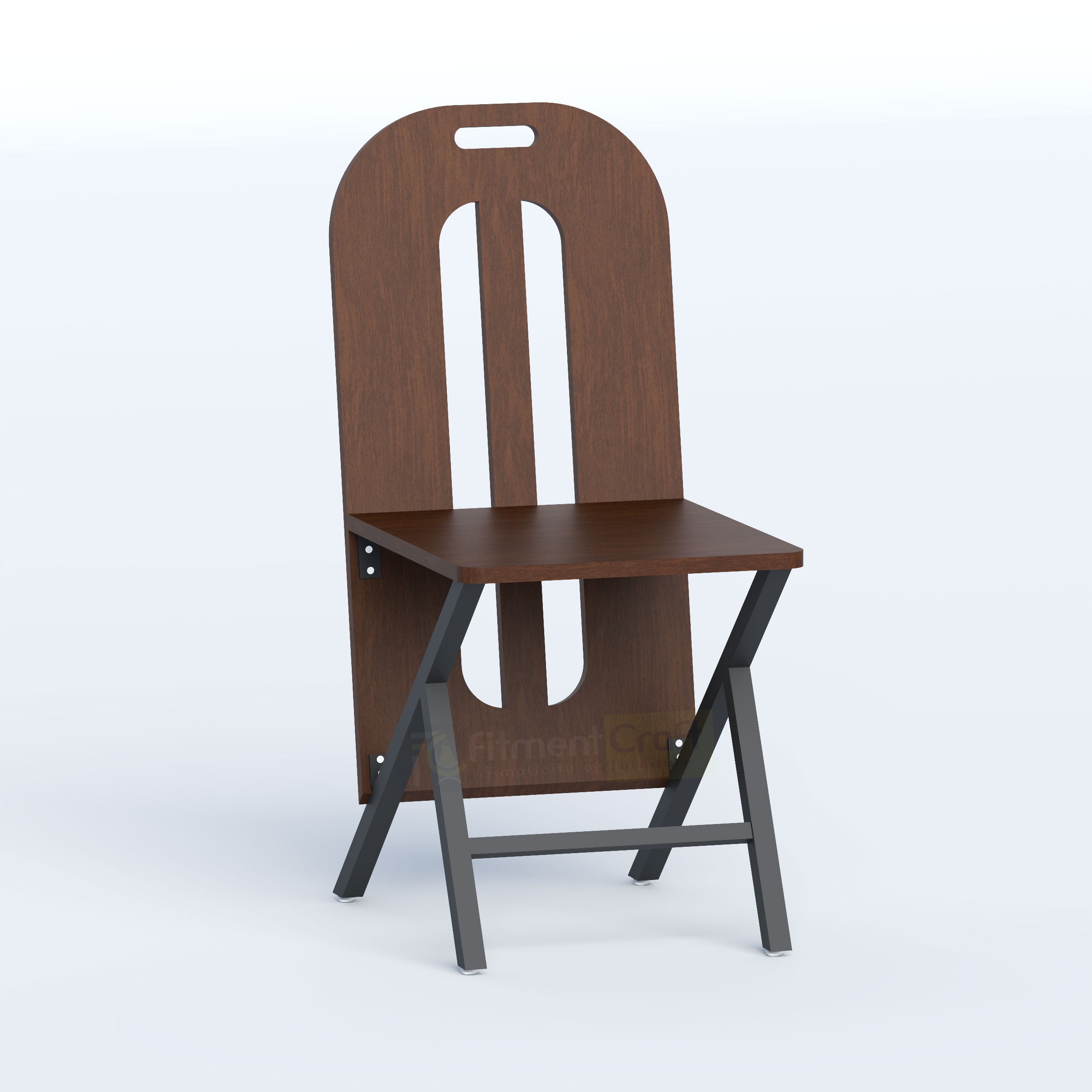 Buy Kevra Restaurant Chair in Bangladesh with compact design, carrying handle and stylish wood-inspired finish.