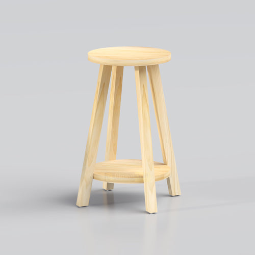 Kylon Plant Stand tall wooden plant holder for flower pots, indoor decor, balcony garden, and living room use in BD now.