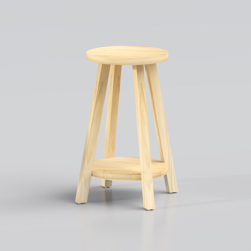 Kylon Plant Stand tall wooden plant holder for flower pots, indoor decor, balcony garden, and living room use in BD now.