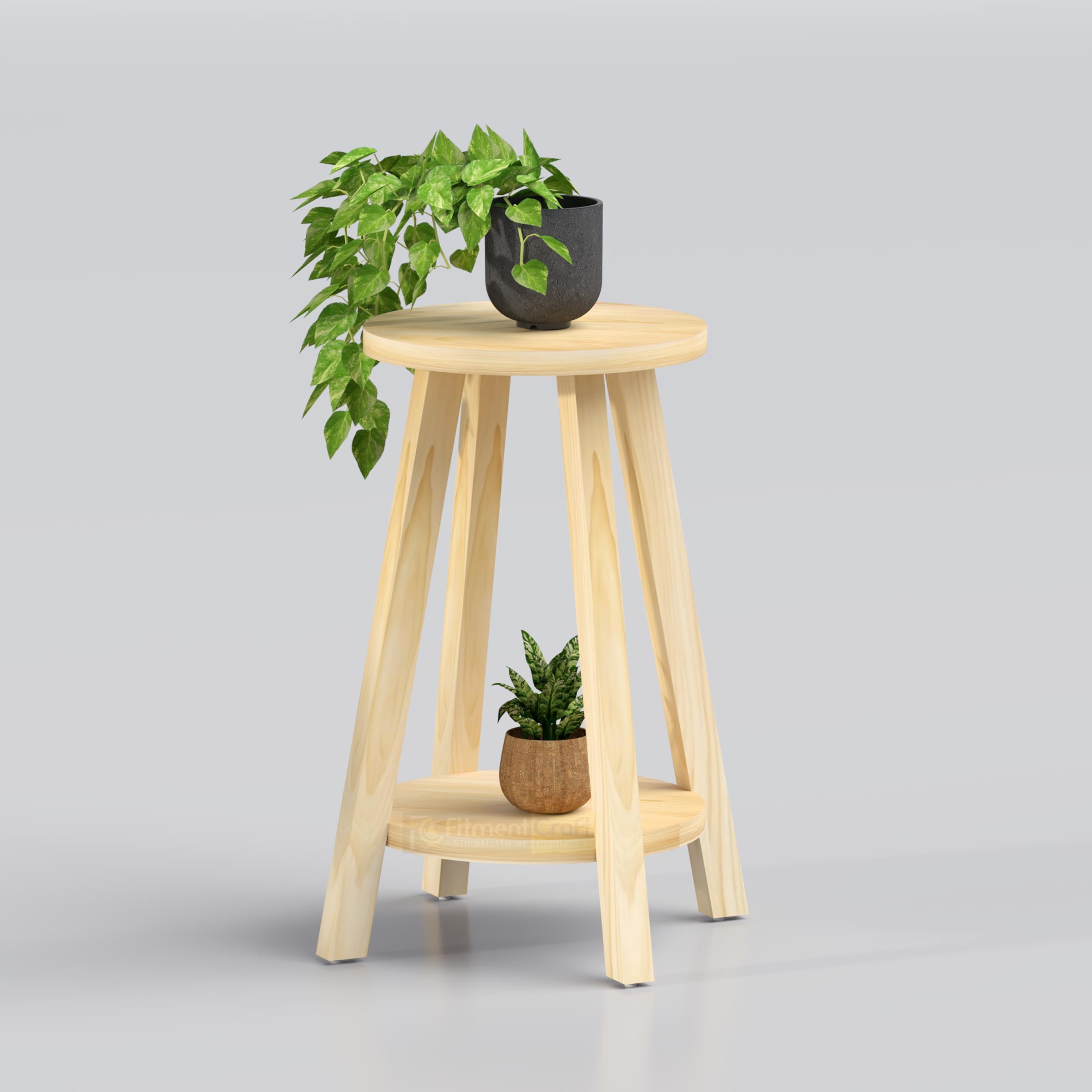 Kylon Plant Stand round plant rack for indoor greenery, balcony plants, bedroom corner, and modern home decor in BD now.