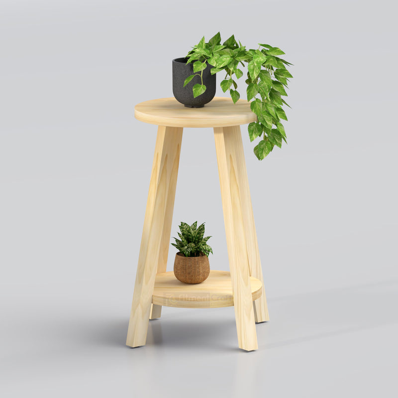 Kylon Plant Stand wooden plant display table for living room, balcony, office corner, and stylish indoor garden BD now!!