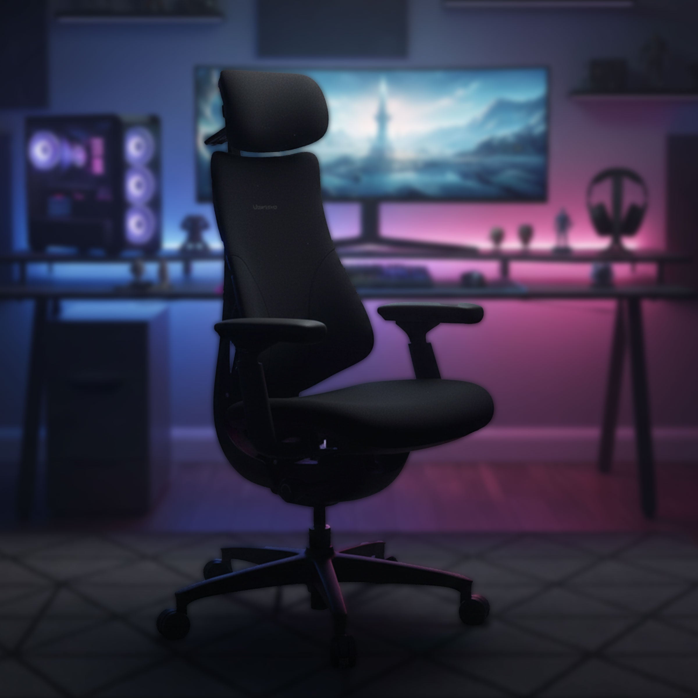 LiberNovo Ergonomic Chair by FitmentCraft with adjustable lumbar support, breathable mesh back & premium ergonomic comfort.