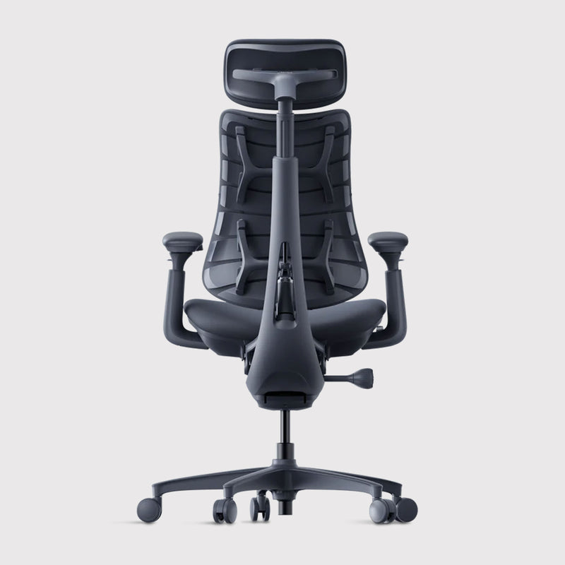 LiberNovo Ergonomic Chair by FitmentCraft with adjustable lumbar support, breathable mesh back & premium ergonomic comfort.